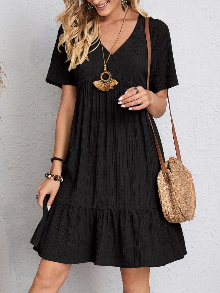 Rosie - Traditional V-neck Dress