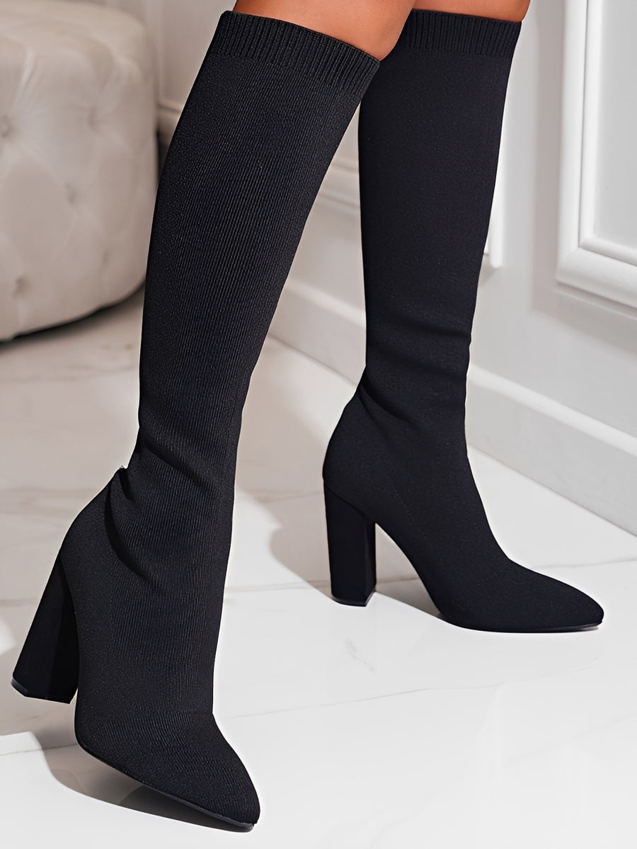 Karina - Stylish High-Heeled Boots