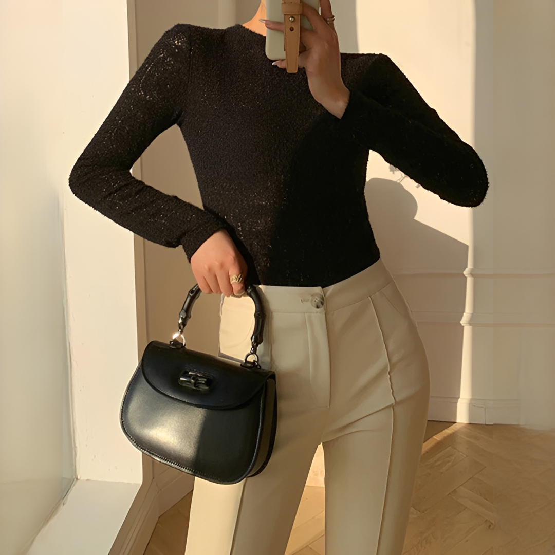 Perlaine - Comfortable long sleeve top