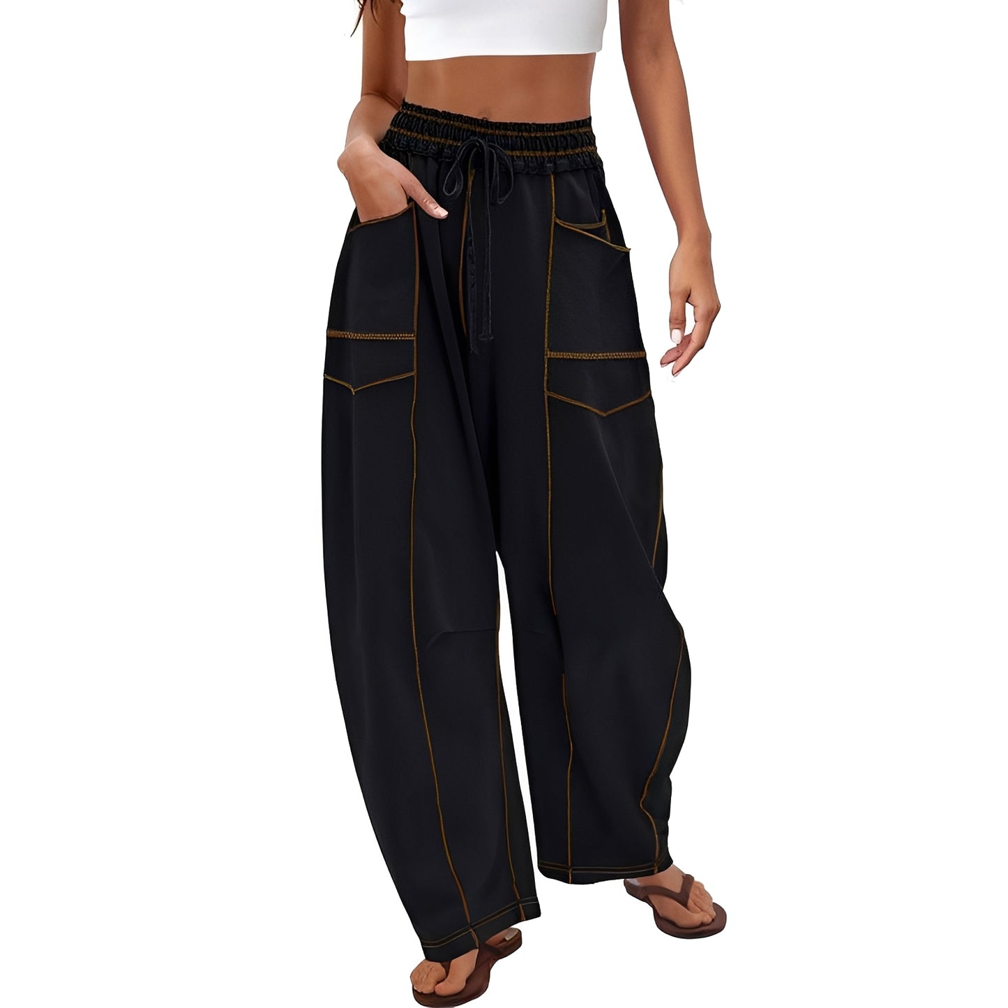 Marianne - Stylish Wide Leg Pants