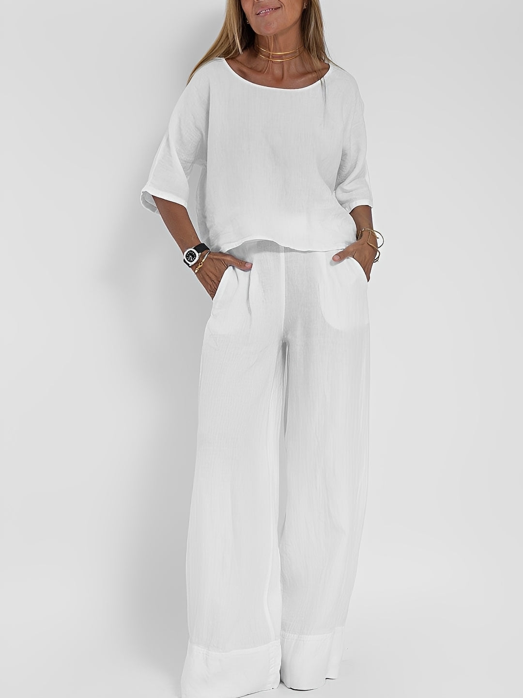 Leona - Casual and Loose Two-piece Outfit