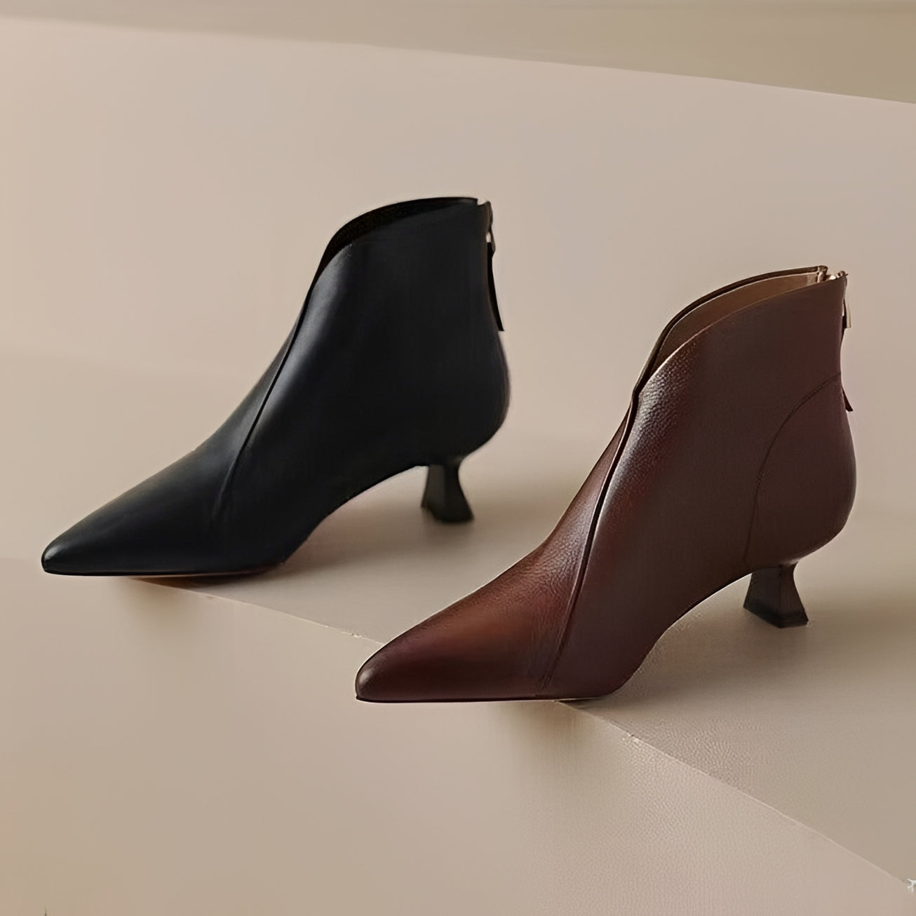 Samira - Stylish Heel Short Boots