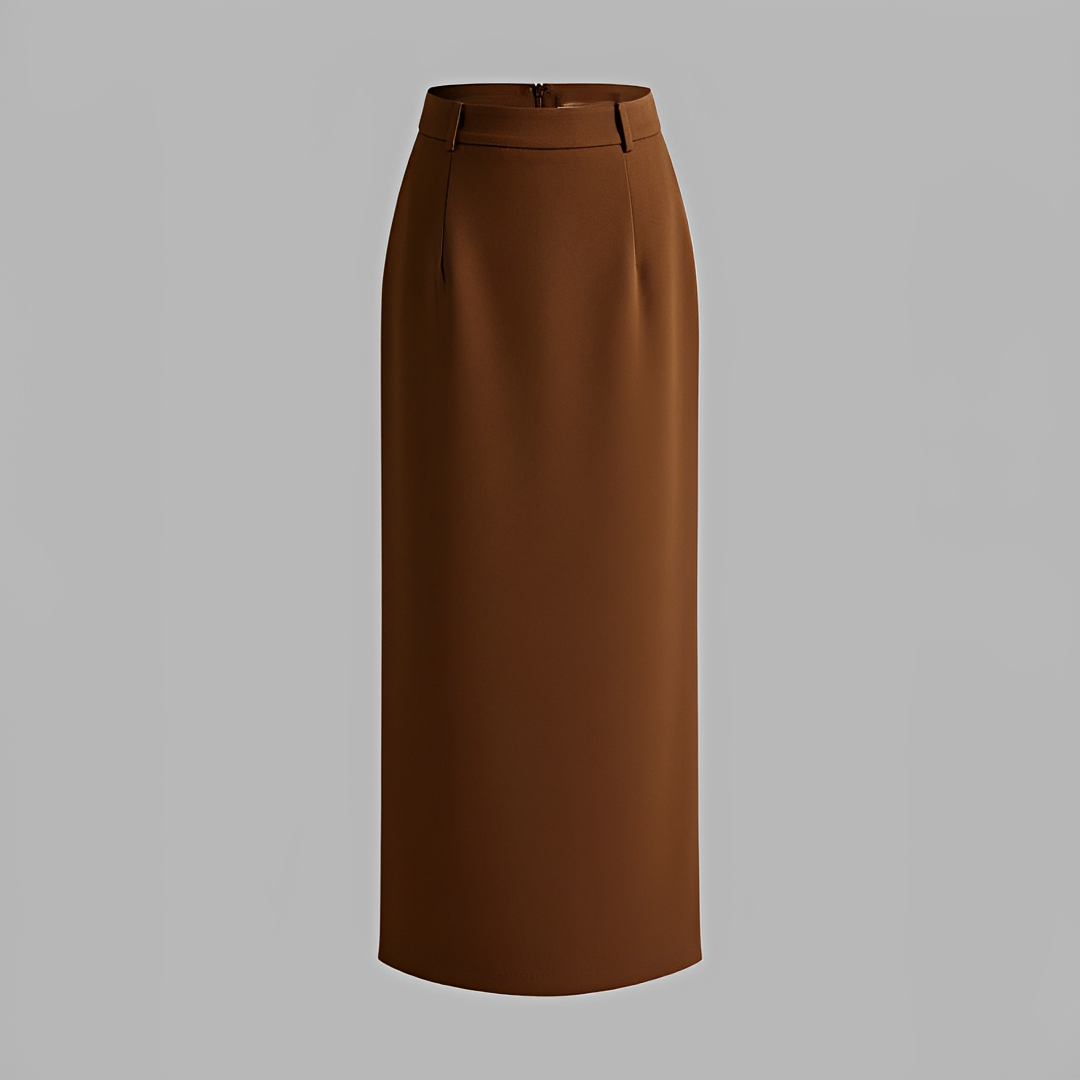 Alita - Elegant slit-back maxi skirt