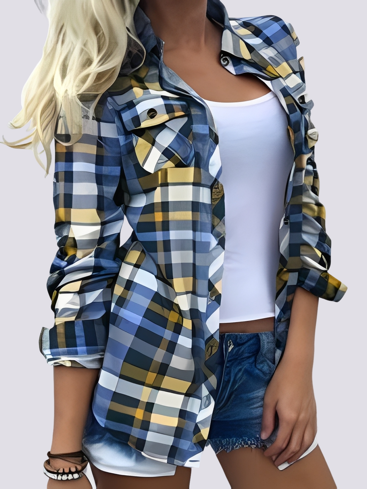 Charlotte - Vibrant Long-Sleeve Shirt