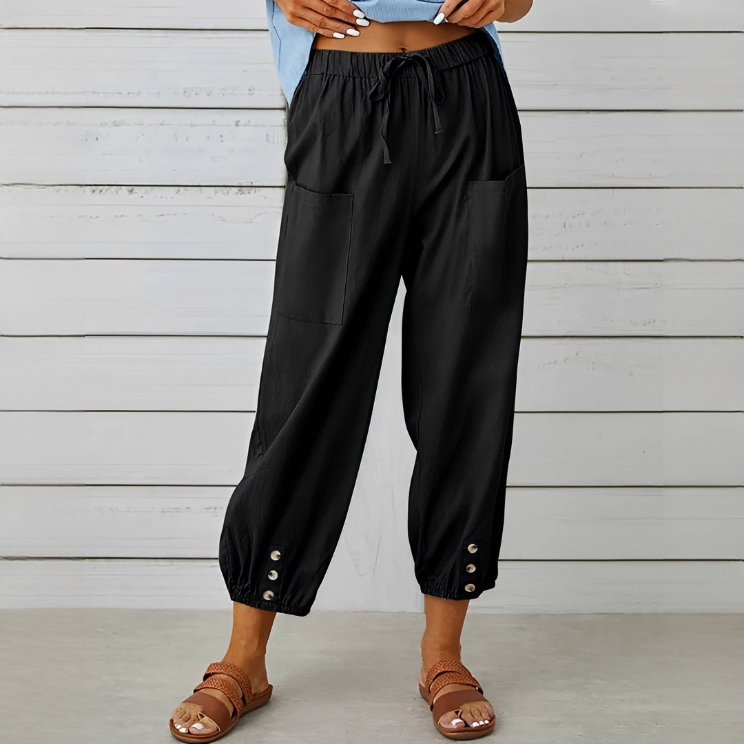 Scarlett - Comfortable Drawstring Trousers