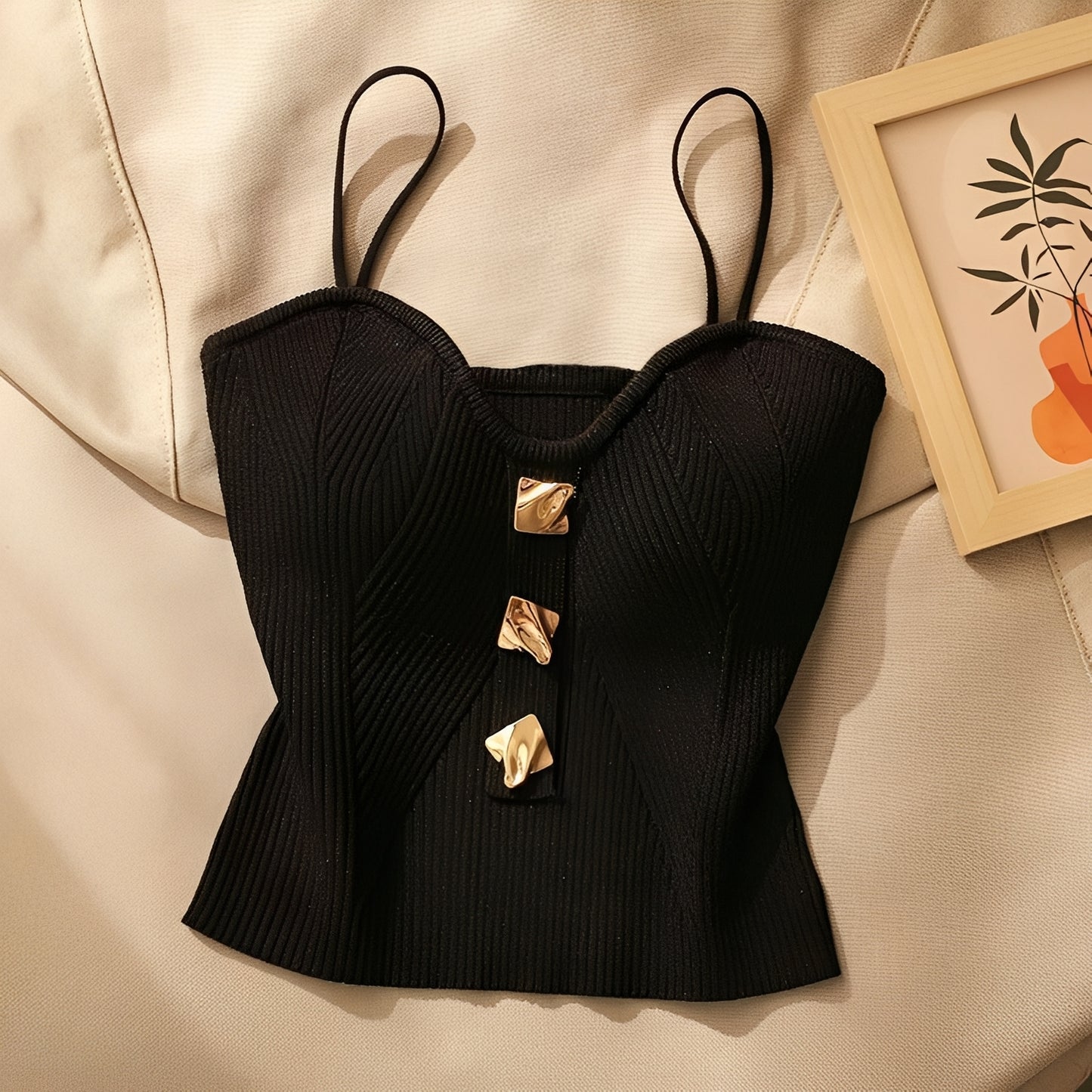 Ameera - Stylish Ribbed Corset Top