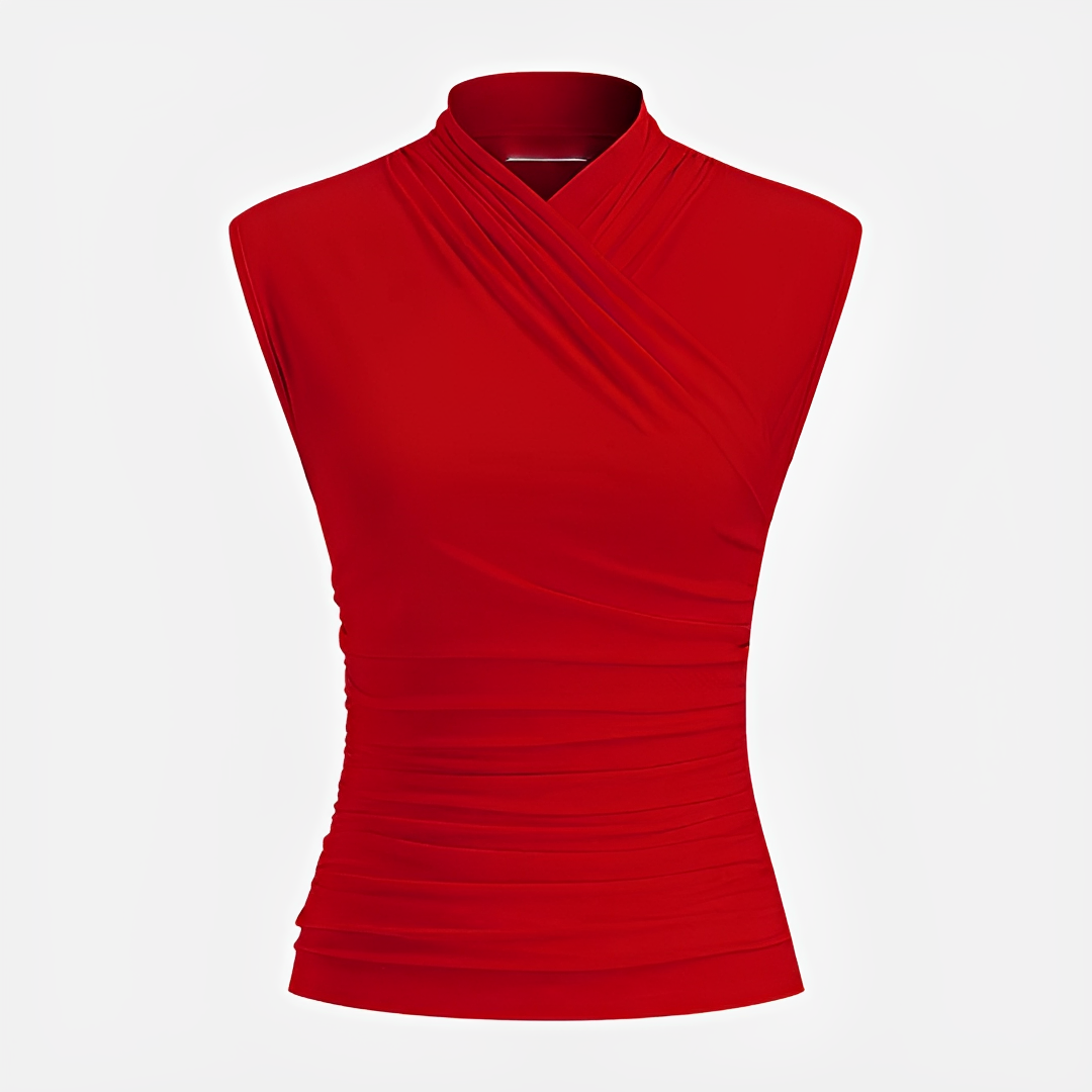 Mireya - Stylish Cross Neck Top