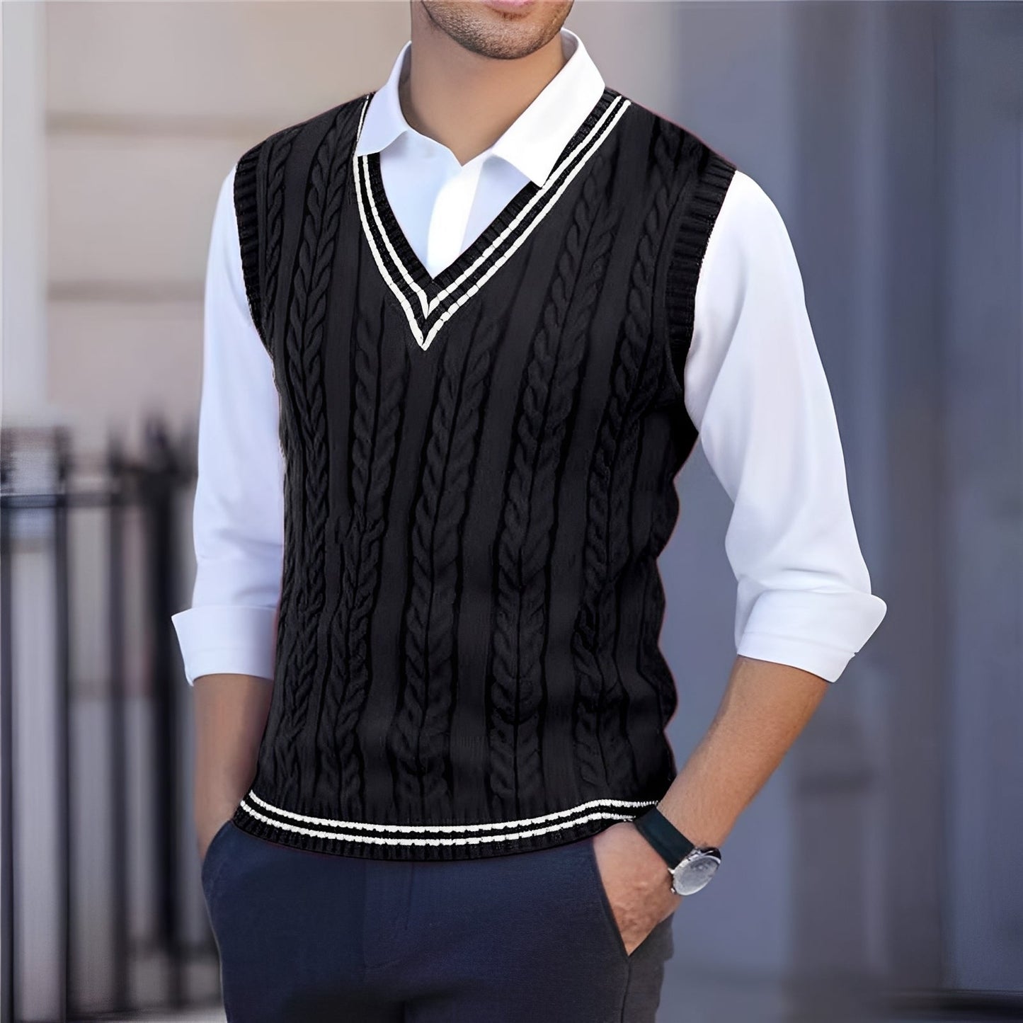 Bobbie - Stylish V-neck Vest