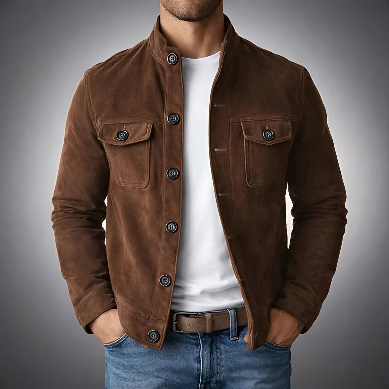 Gideon - Casual Button-Down Jacket