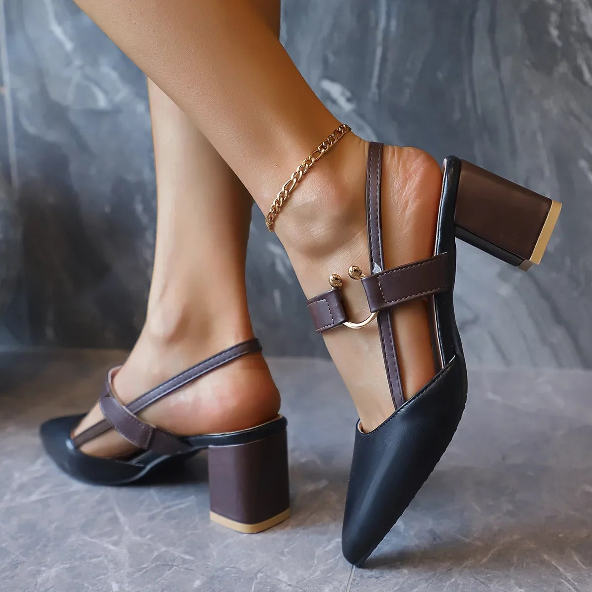 Caelan - Slingback Think Heels