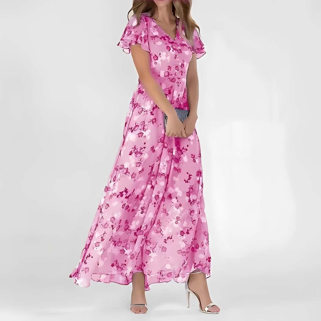 Davonie - Stylish Floral Dress