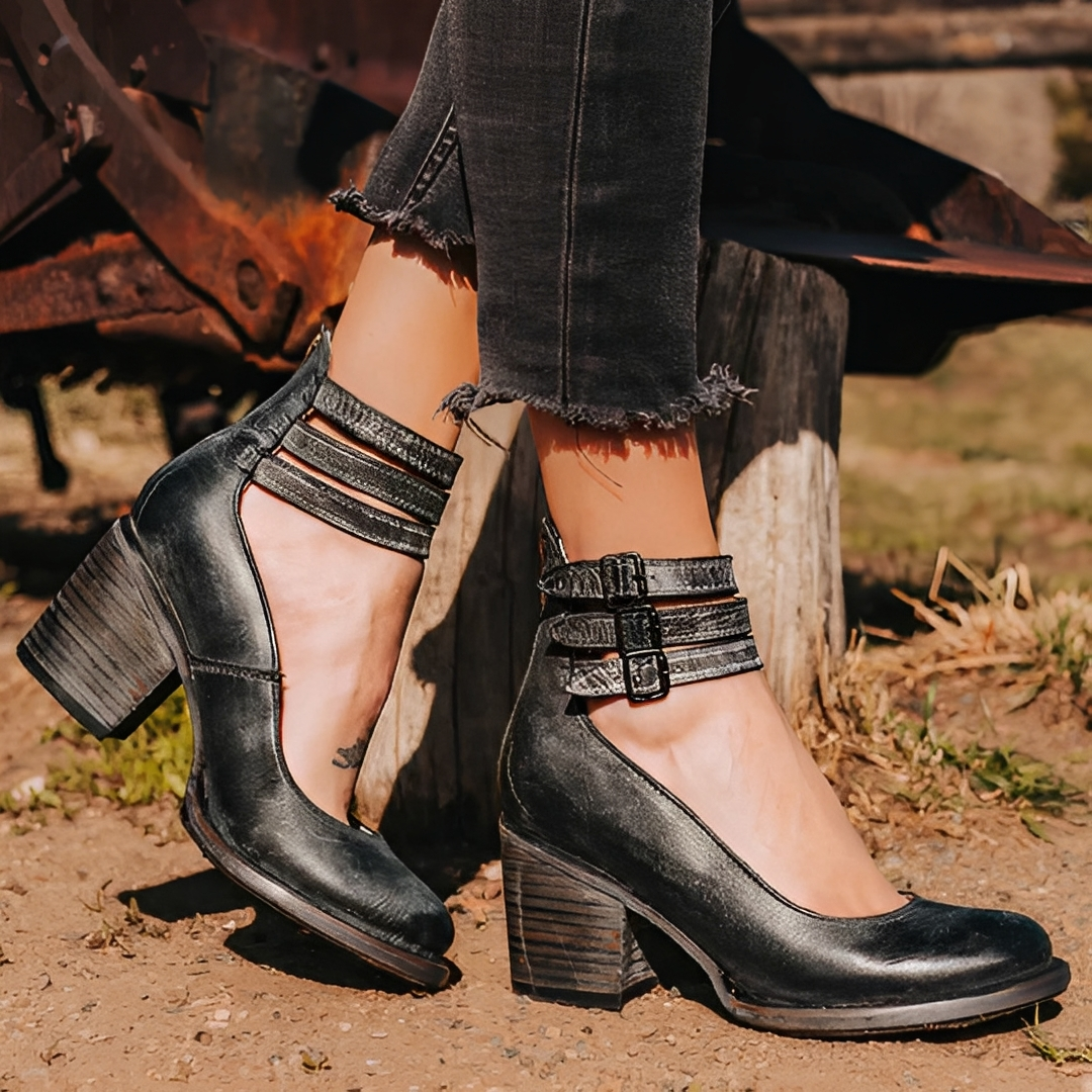Verona - Classic Vintage Heel Shoes