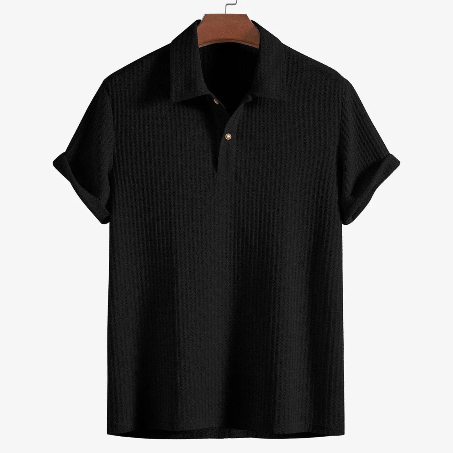 Aria - short-sleeved polo with buttons