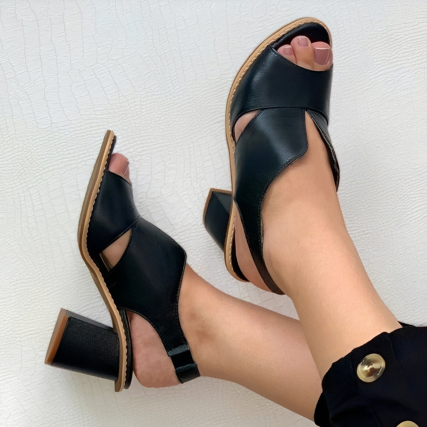 Anita - Stylish Peep Toe Sandals