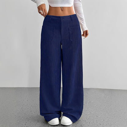 Isabelle - High-Rise Corduroy Pants