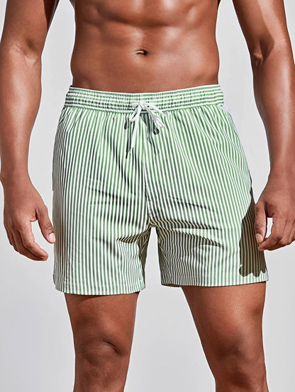 Reuben - Fast-Drying Striped Swim Shorts