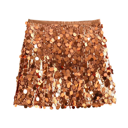 Abbey - Stylish Sequined Mini Skirt