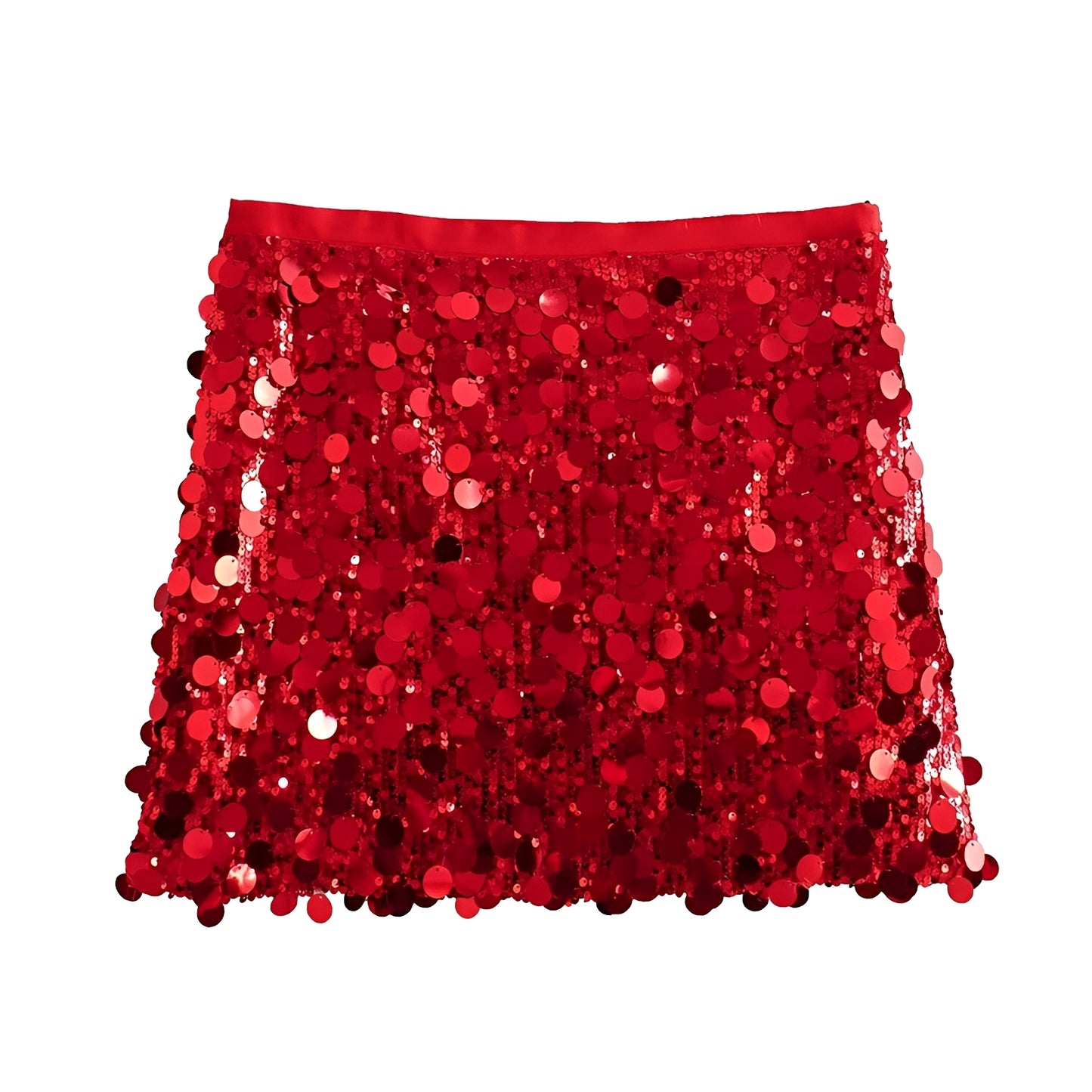 Abbey - Stylish Sequined Mini Skirt