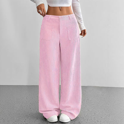 Isabelle - High-Rise Corduroy Pants