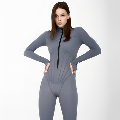Fionn - Long Sleeved Tight Jumpsuit