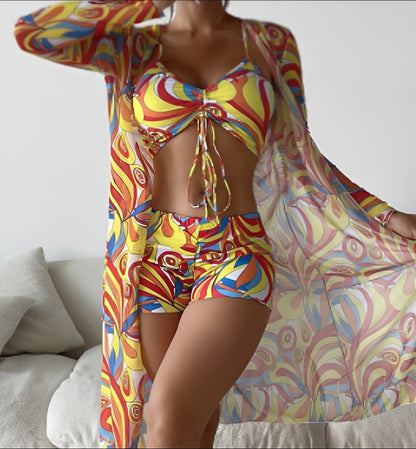 Nancy - Three-Piece Swimwear Set