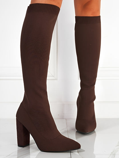 Karina - Stylish High-Heeled Boots