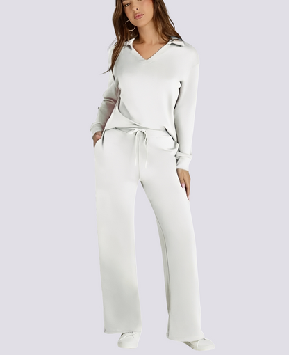 Bella - Stretchy V-neck Comfortable Set