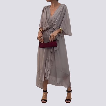 Jane - Distinctive V-neck Dress