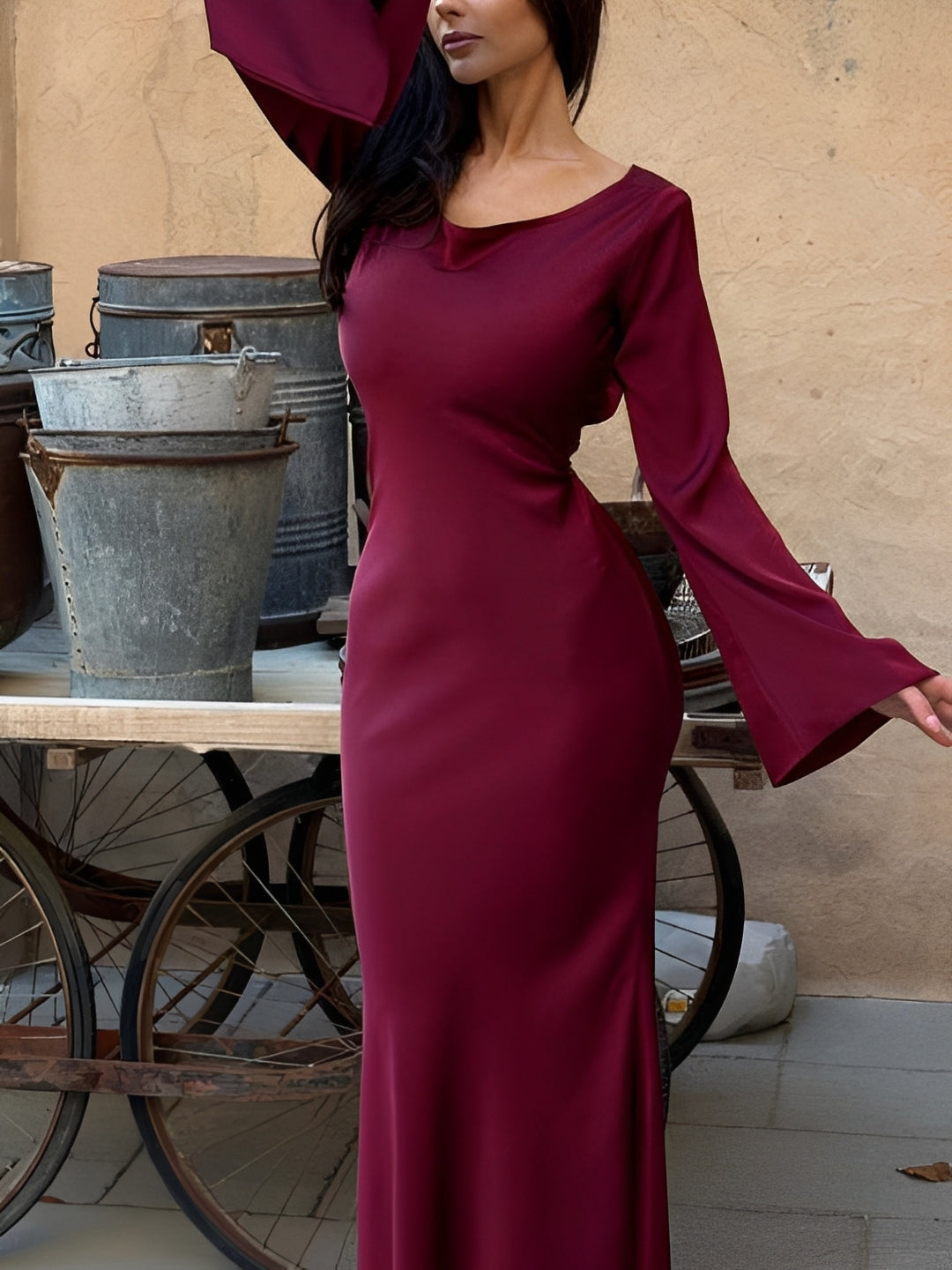 Josie - Relaxed Long-Sleeve Dress
