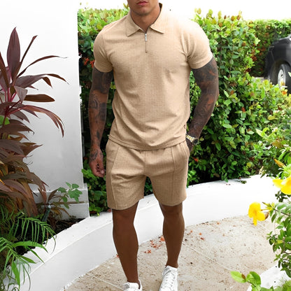 Richard - Casual Polo and Shorts Set for Men