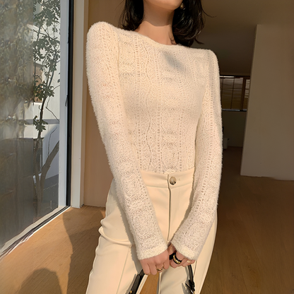 Perlaine - Comfortable long sleeve top