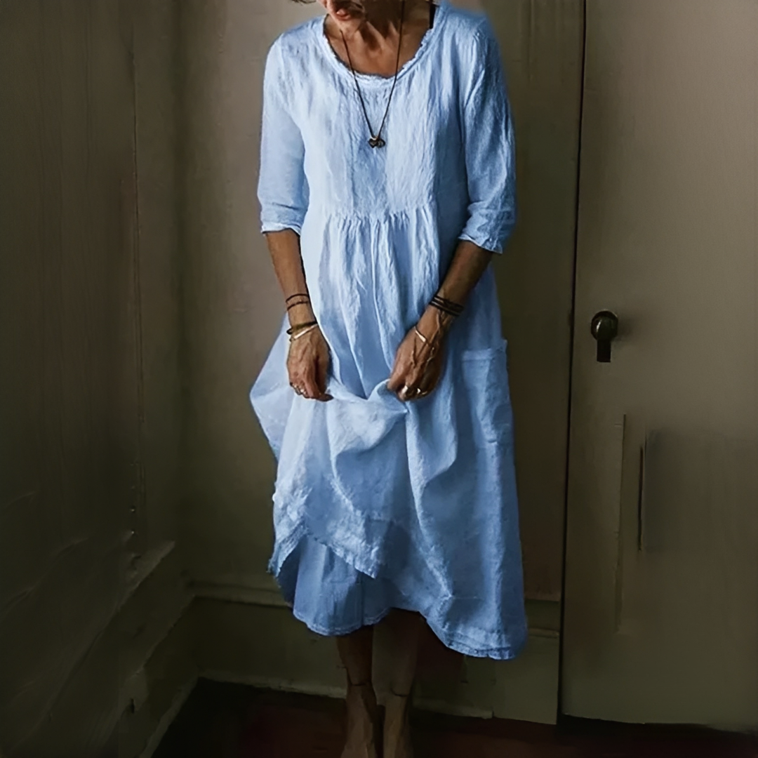 Aimee - Cozy Pleated Dress