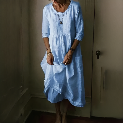 Aimee - Cozy Pleated Dress