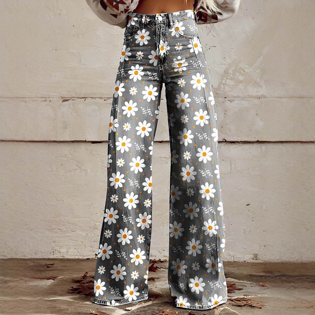 Shannon - Fashionable Wide Leg Pants