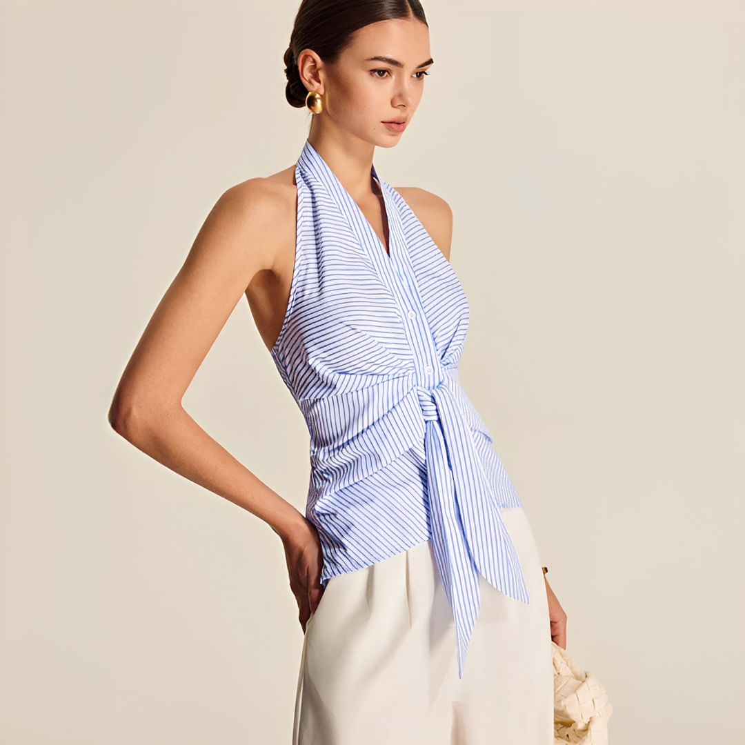 Kerren - Elegant Striped Tops