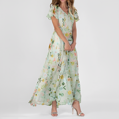 Lily - Stylish floral maxi dress