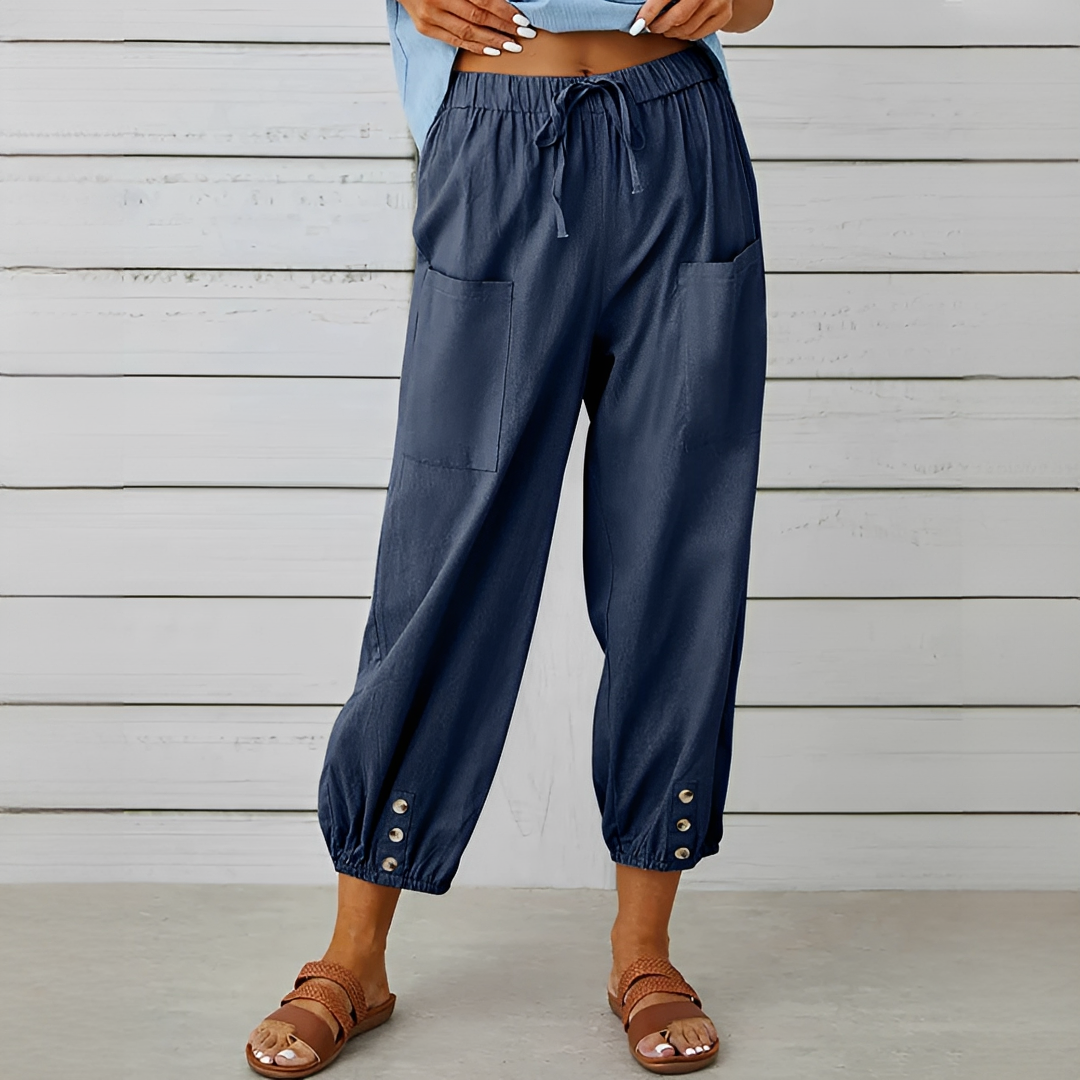 Scarlett - Comfortable Drawstring Trousers