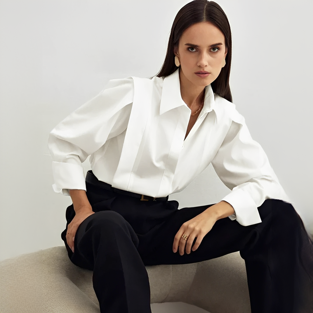 Cecile - Trendy oversized shirt