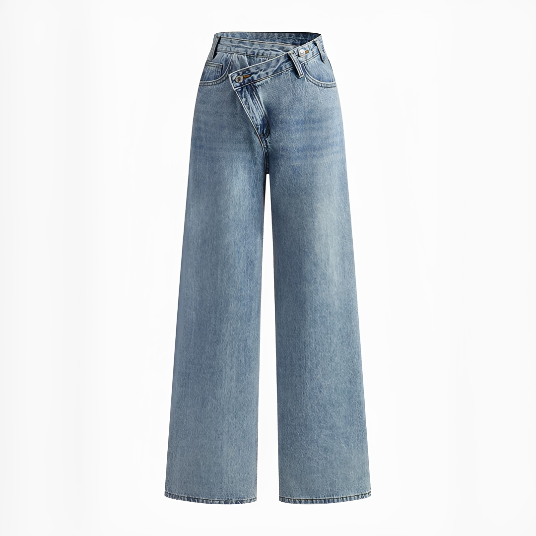 Jolina - Asymmetric waist pants
