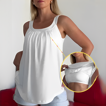 Amitiel - Stylish Sleeveless Tank Top