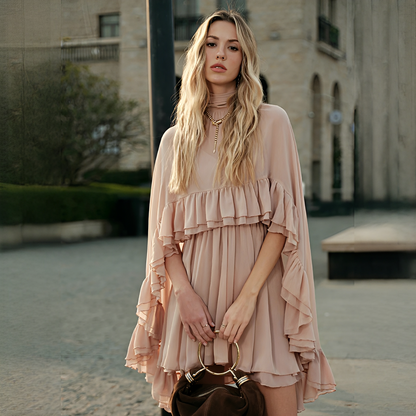Zhuchin - Chic ruffle dress