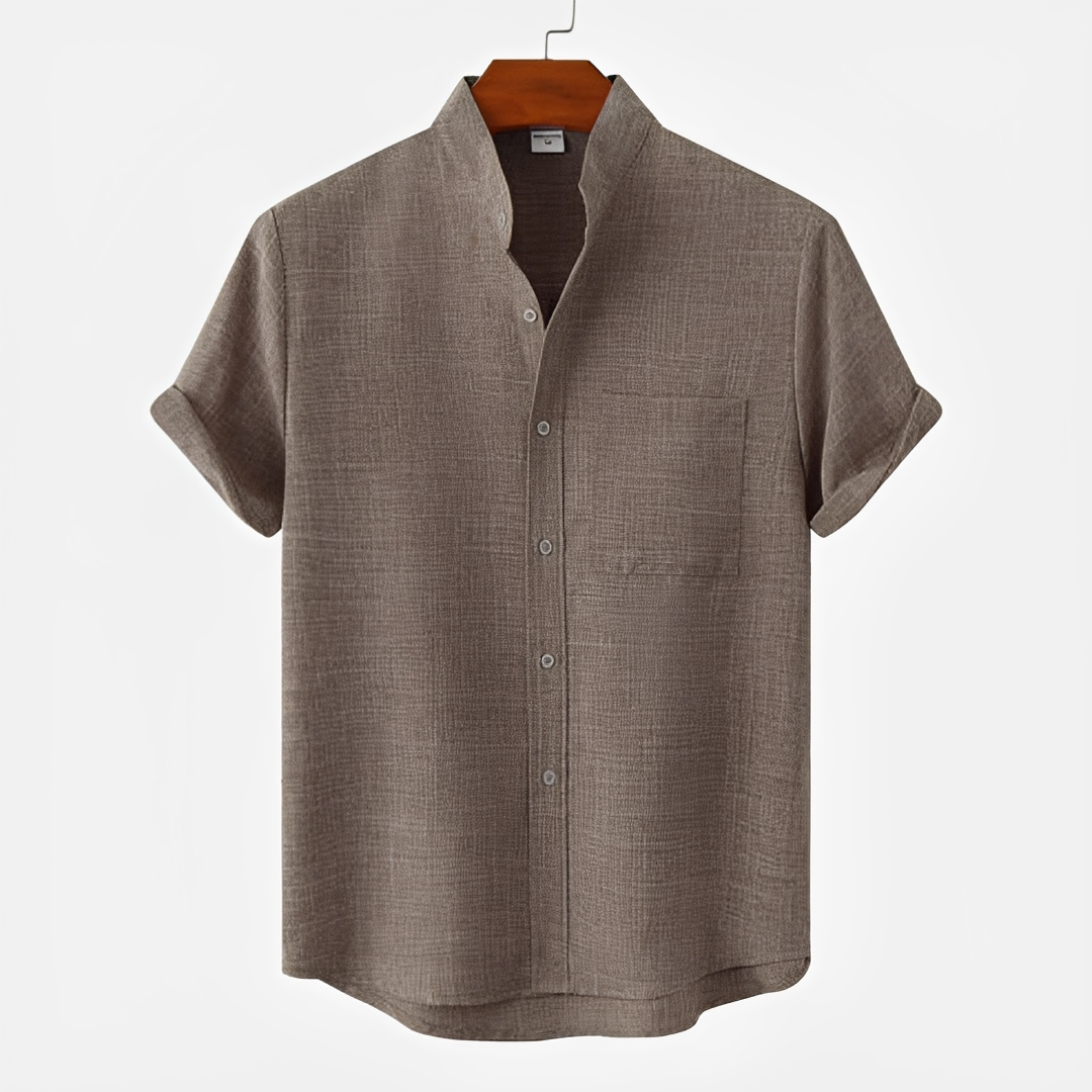 Hayden - Simple Button-Up Polo Shirt