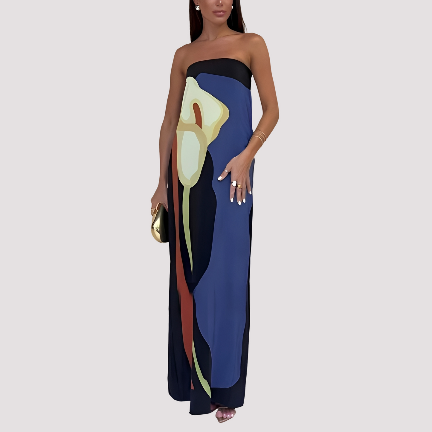 Samara - Stylish Strapless Maxi Dress