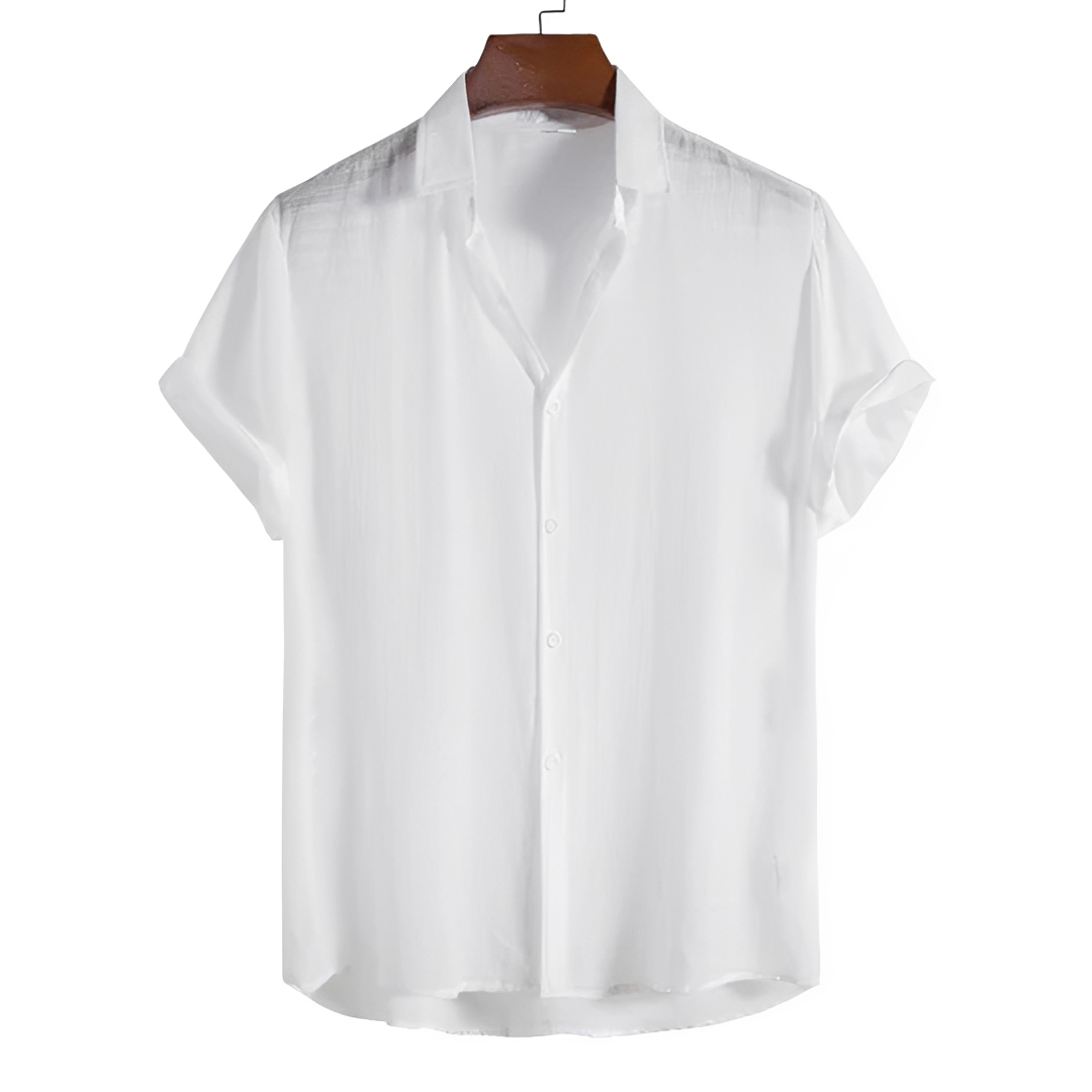Spencer - Casual Button-Up Polo Shirt
