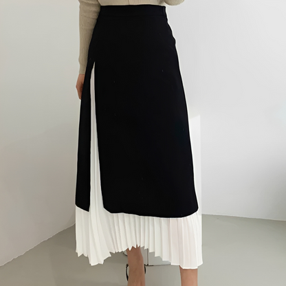 Verna - Elegant pleated long skirt