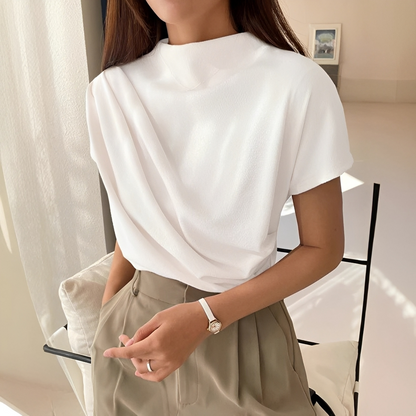 Janica - Casual Short Sleeve Blouse