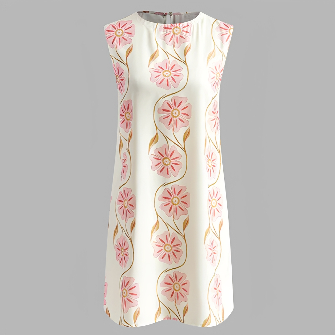 Kemberly - Fashionable sleeveless mini dress