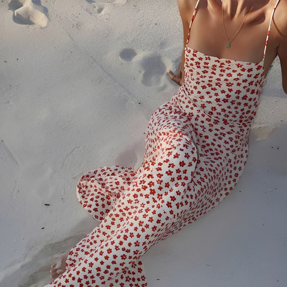 Emily - Strappy flowy long dress