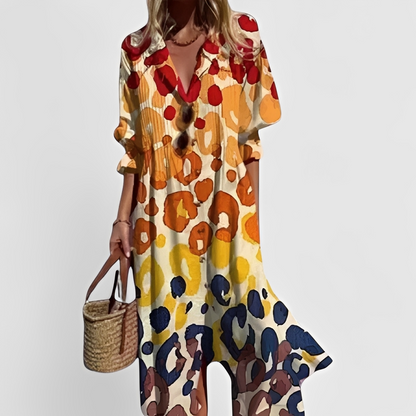 Millie - Chic floral midi dress