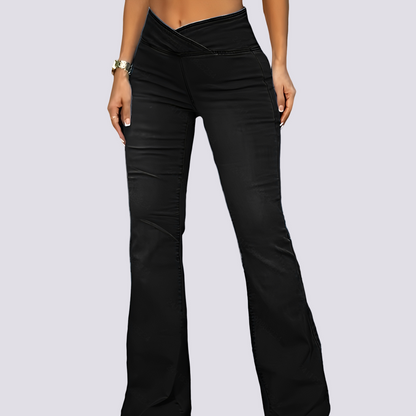 Lexi - Stylish Flared Denim Pants